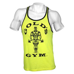 Gold’s Gym - Muscle Joe Contrast Stringer Tank Neon