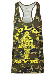 Gold’s Gym - GGVST051 Muscle Joe Premium Tank Camo Green