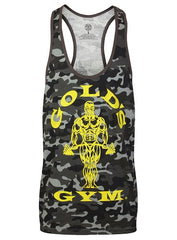 Gold’s Gym - GGVST051 Muscle Joe Premium Tank Camo Black