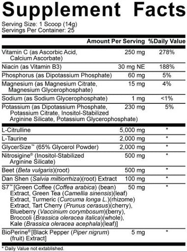 Rich Piana 5% Nutrition - Full as F*ck Legendary - 375G