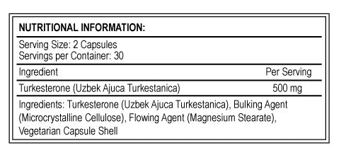 Extreme Labs - Turkesterone TRK - 60 Capsules