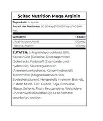 Scitec - Mega Arginine - 90 Capsules