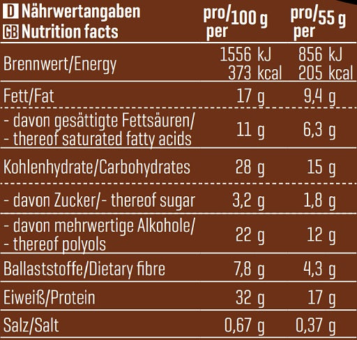 Body Attack - Yambam Crunch Protein Bar - 15 x 55G