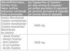 Body Attack - 100% Pure Creatine - 600 Capsules