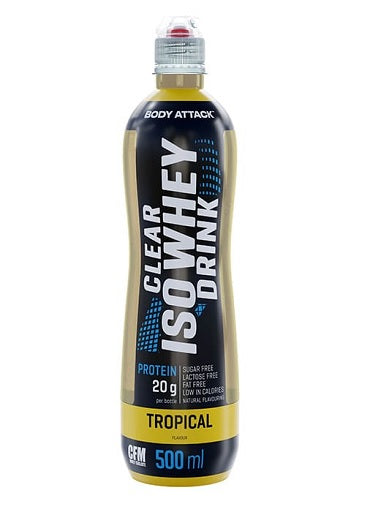 Body Attack - Clear Iso Whey Drink - 12 x 500ml