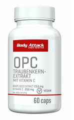 Body Attack - OPC Grape Seed Extract - 60 Capsules