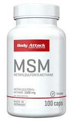 Body Attack - MSM - 100 Capsules
