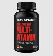 Body Attack - Multi Vitamin - 100 Tablets