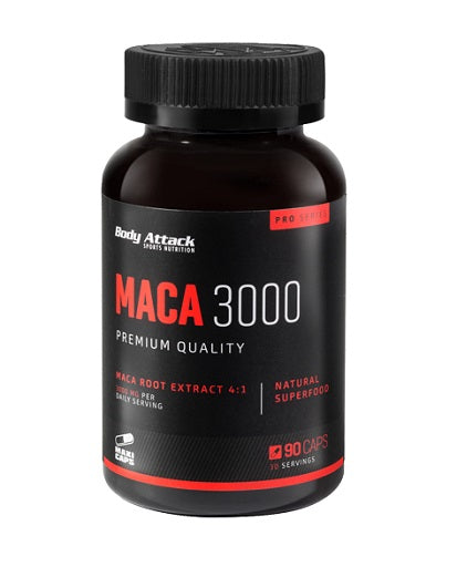 Body Attack - Maca 3000 - 90 Capsules