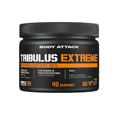 Body Attack - Tribulus Extreme - 80 Capsules