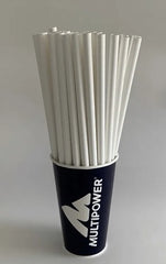 Multipower - Paper Drinking Straws - 500 Pieces