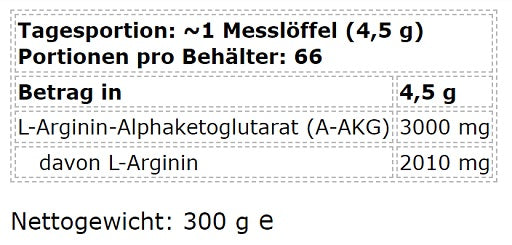 Kevin Levrone - Legendary Arginine AKG - 300G