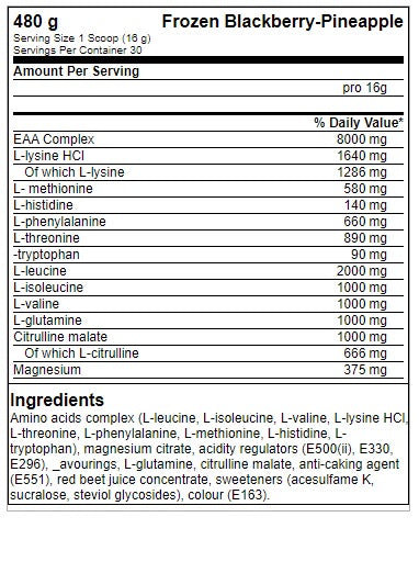 FA Nutrition - ICE Hydro Amino - 480G