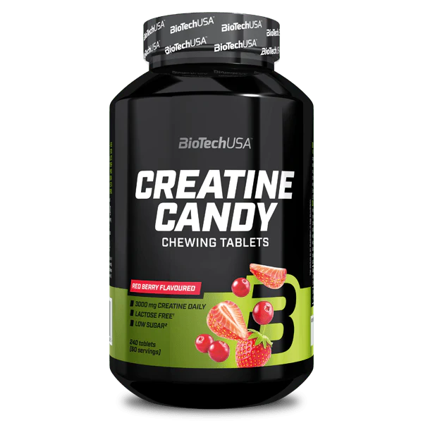 BioTech - Creatine Candy Red Berry - 240 Capsules