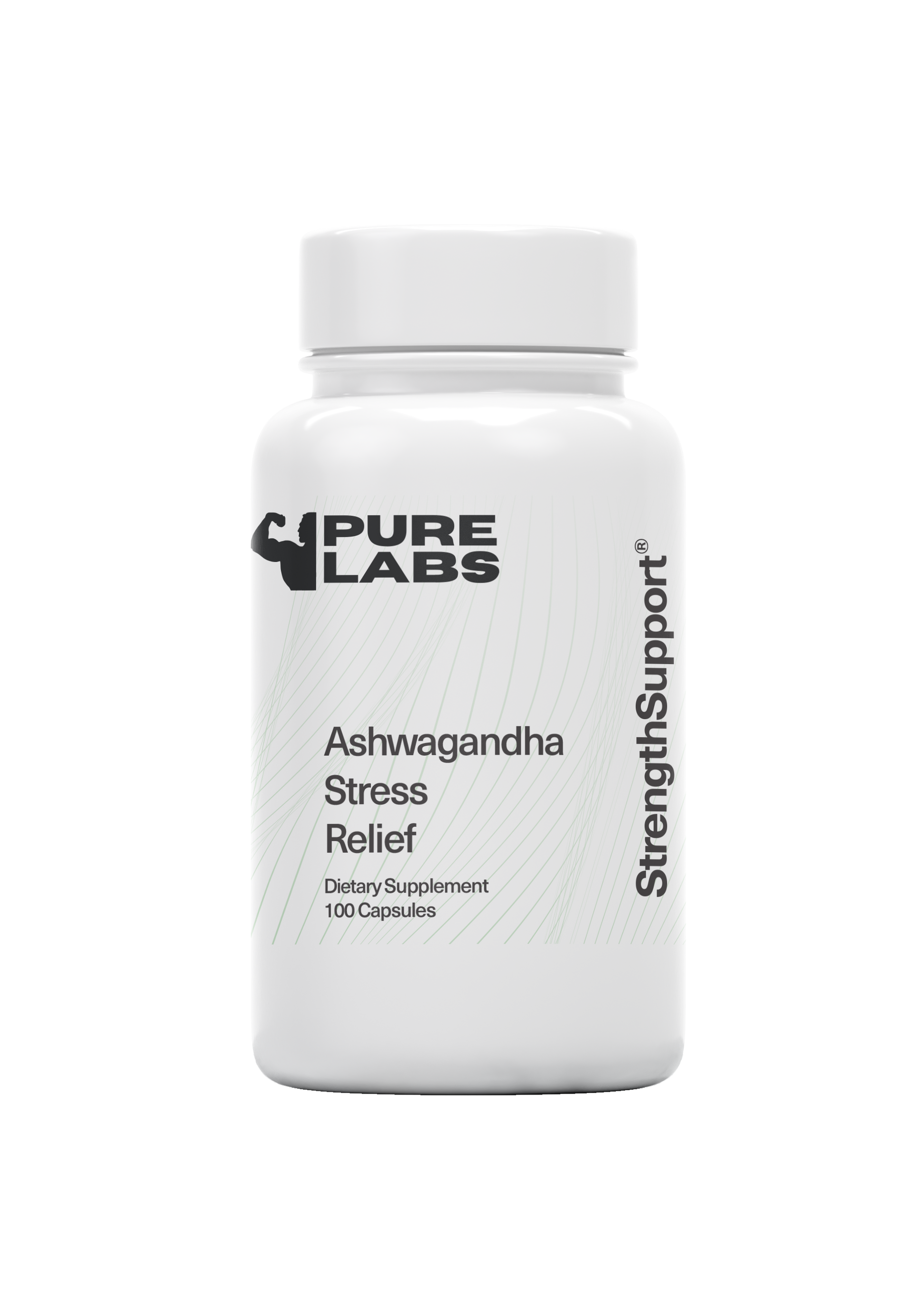 PureLabs Ashwagandha Capsules for Stress Relief, Energy Boost, and Muscle Recovery