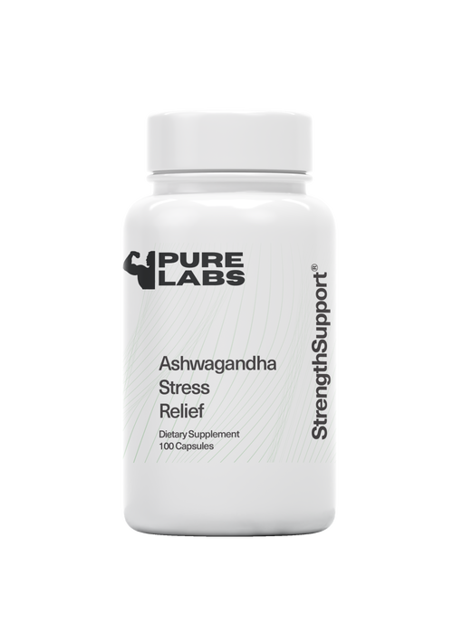 PureLabs Ashwagandha Capsules for Stress Relief, Energy Boost, and Muscle Recovery